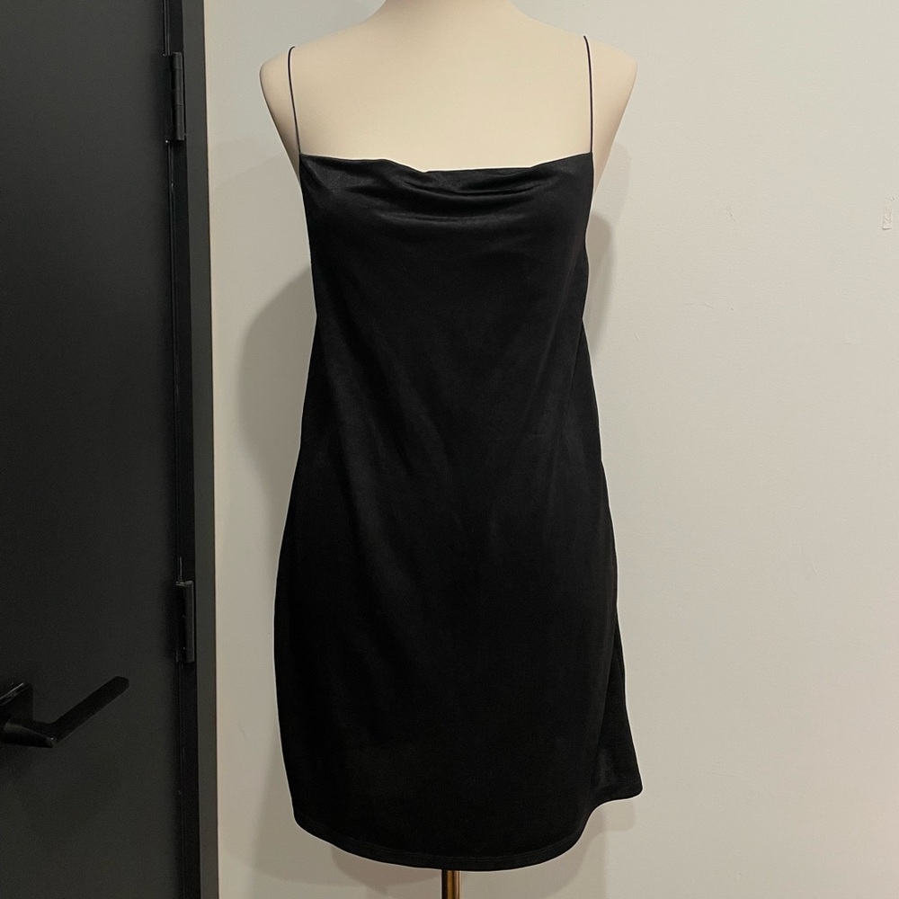 Zara Black Slip Dress